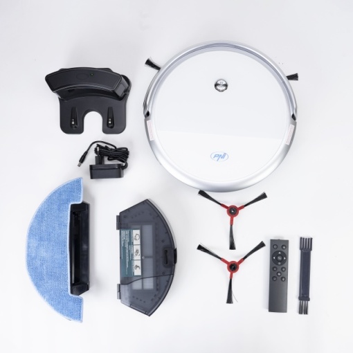 Robot aspirator inteligent PNI SafeHome Cleaner PTV35 WiFi, 30W, control si programare din aplicatia dedicata Tuya Smart, integrare in scenarii si automatizari smart cu alte produse compatibile Tuya - Img 8