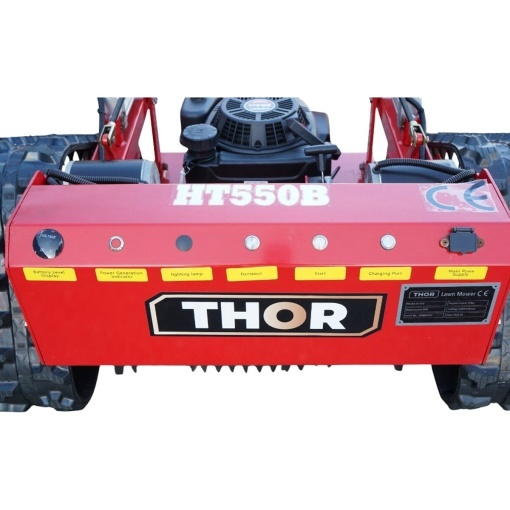 Robot de tuns iarba pe senile cu telecomanda, motor Loncin 9CP, 224cc, latime de taiere 550mm THOR - Img 10