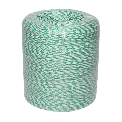 Rola fir alb-verde fi 2.5mm 4x0.2mm SS, 500m gard electric, rezistenta 7 Ohm Bourget - Img 3