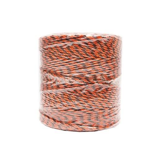 Rola fir portocaliu-negru fi 3.5mm 6x0.25mm SS, 0.9 Ohm/m, 500m gard electric Breckner Germany - Img 2