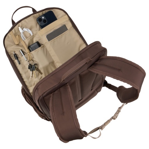 Rucsac urban cu compartiment laptop, Thule, EnRoute, 26L, Tinted Taupe/Nuanced Brown - Img 6