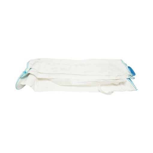 Sac big bag 100x100x130cm alb, capacitate 2000kg, tip U-Panel nelaminat, fund plan, top fusta 85cm - Img 7