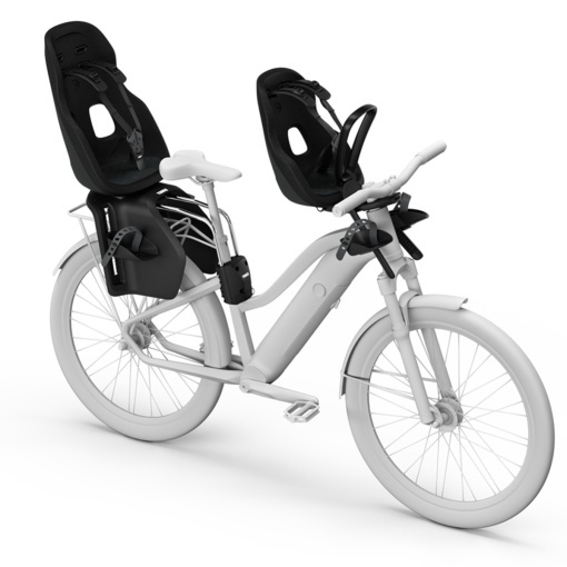 Scaun pentru copii, cu montare pe bicicleta in spate - Thule Yepp Nexxt 2 Maxi Frame mounted, Midnight-Black - Img 6