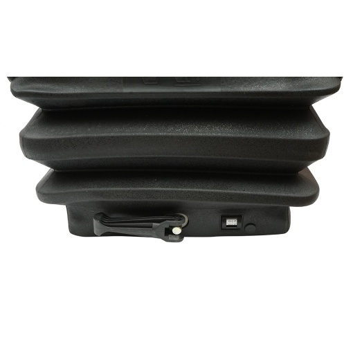 Scaun universal cu suspensie pe aer, reglabil pe inaltime si greutate 50-140Kg, cotiere si spatar rabatabil 50-90° pentru tractor, utilaje agricole, industriale, stivuitor - Img 8