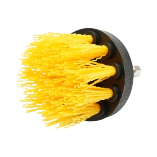 Set 3 perii rotative pentru curatare cu bormasina 50mm, 90mm, 100mm, prindere 1/4 inch Breckner Germany - Img 12