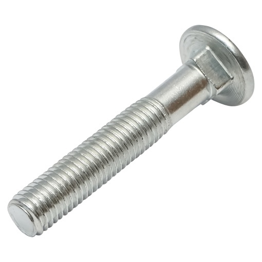 Set 50 buc surub zincat pentru plug DIN 603 M12x70mm - Img 2