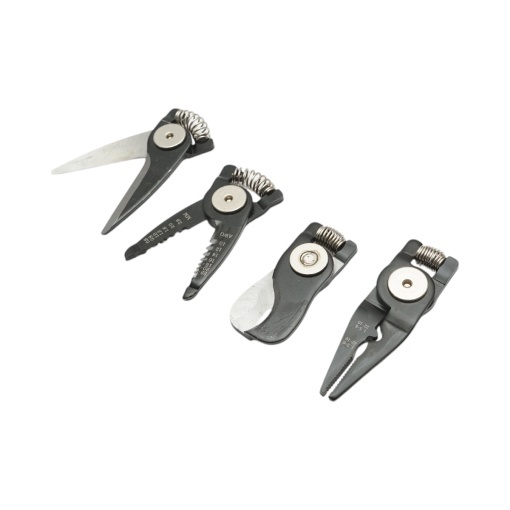 Set cleste patent multifunctional 5 in 1 cu foarfeca, taiere, sertizare, dezizolare cabluri - Img 5
