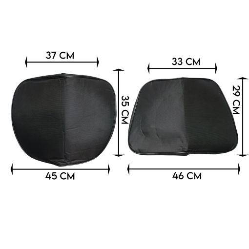 Set huse universale scaun tractor, stivuitor pentru spatar si sezut, material textil - Img 2
