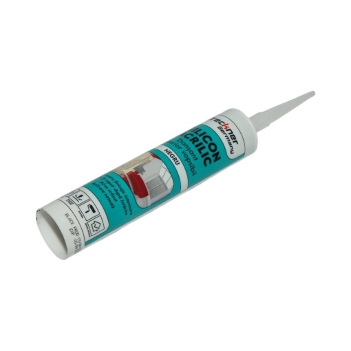 Silicon etansant acrilic negru interior vopsibil 300ml Breckner Germany - Img 5