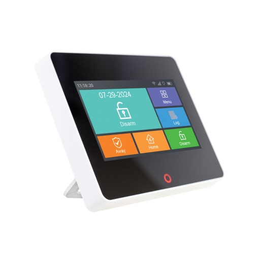 Sistem de alarma wireless PNI SafeHouse HS670 WiFi GSM 4G, ecran color tactil, 99 zone wireless, suporta 5 numere de telefon, apel si SMS de alarma, compatibil cu aplicatia Tuya Smart - Img 8