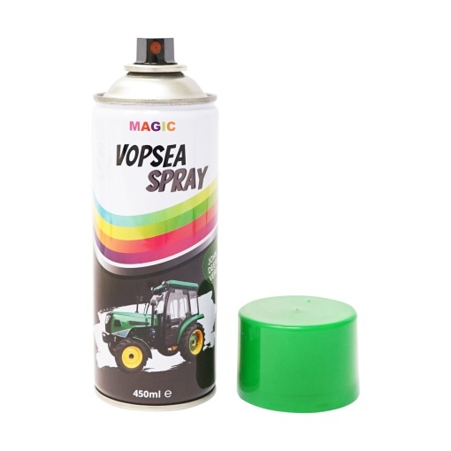 Spray vopsea auto verde tip John Deere profesionala cu uscare rapida 450ml MAGIC - Img 2