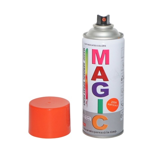 Spray vopsea Magic portocaliu 2004 450 ml - Img 2