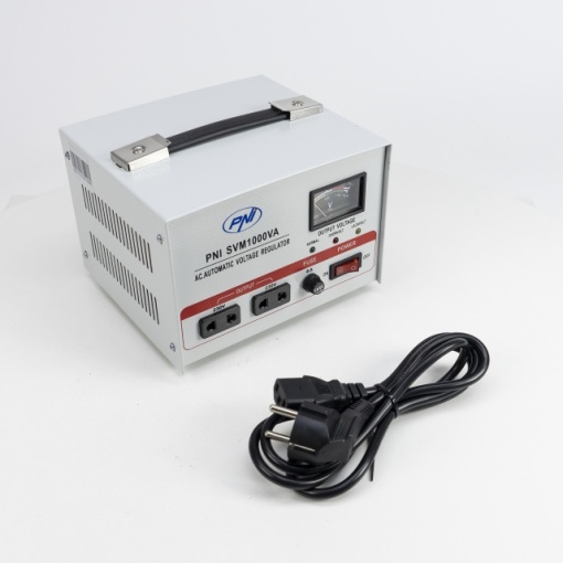 Stabilizator de tensiune PNI SVM1000VA cu servomotor, 800W, 3.6A, iesire 230V - Img 7