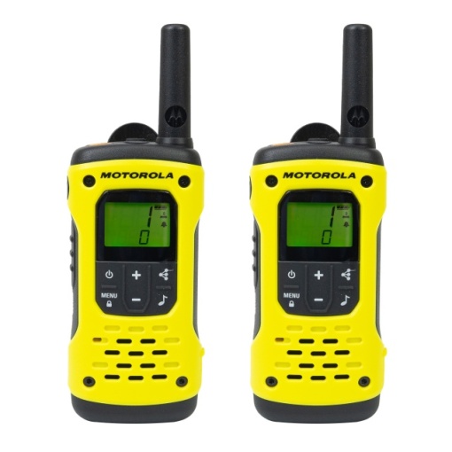 Statie radio PMR portabila Motorola TLKR T92 H2O IP67 set cu 2 buc Galben - Img 4