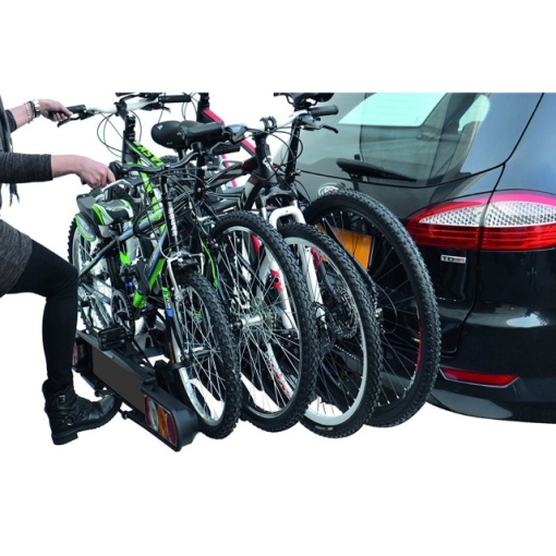 Suport biciclete Peruzzo Pure Instinct 708/4 cu prindere pe carligul de remorcare - pentru 4 biciclete - Img 4