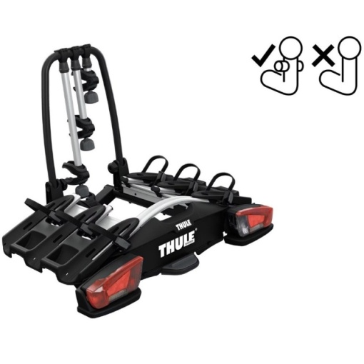 Suport biciclete Thule VeloCompact F cu prindere pe carligul de remorcare - pentru 3 biciclete - Img 5