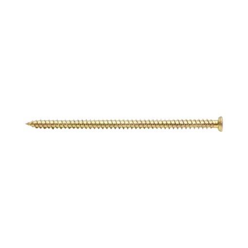 Surub montaj usi-ferestre 7.5x132mm, torx TX30, otel zincat galben 100 buc/cutie - Img 3