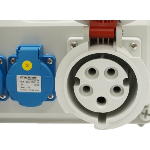 Tablou electric grup prize organizare santier 1x415V/32A, 2x230V/16A, 260x170x140mm IP44/IP66 Breckner Germany - Img 10