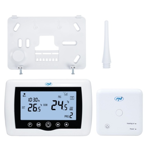 Termostat inteligent PNI CT36 fara fir, cu WiFi, control prin Internet, pentru centrale termice, APP TuyaSmart - Img 6