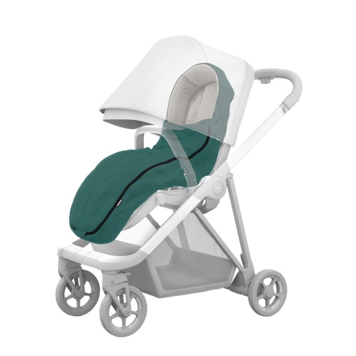 Thule Footmuff - Sac de dormit pentru copil, Mallard Green - Img 3