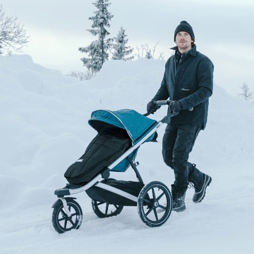 Thule Footmuff Sport - Sac de dormit pentru copil, culoare Black - Img 4