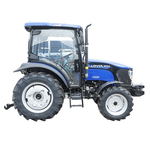 Tractor 50HP 4x4 cu cabina inmatriculabil, aer conditionat, motor Hyundai turbo diesel DM01 LOVOL M504 - Img 5
