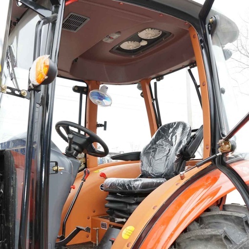 Tractor 90CP, 4x4 cu incarcator frontal, cabina inchisa, roti 14.9-30/9.5-24 - Img 8