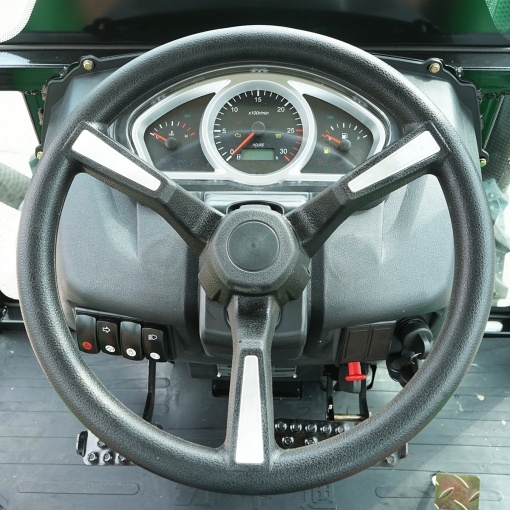 Tractor cu cabina 60HP Hanwo E3, motor Xinchai III cu roti 8.3-20/12.4-28 Konig Traktoren 604 - Img 11