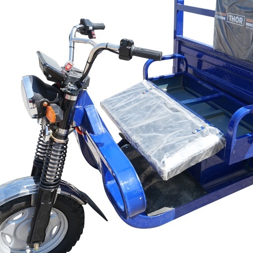 Triciclu electric 2200W, baterie 72V/75Ah cu platforma basculabila 2.8mx1.4m, sarcina maxima 1500kg HERCULES 1 THOR - Img 6