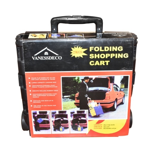 Troler compact din plastic pentru cumparaturi - Img 8