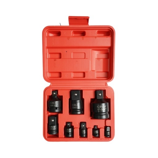 Trusa adaptoare de impact chei tubulare cu patrat 1/4, 3/8, 1/2, 3/4, 1 inch Cr-V 8 piese Breckner Germany - Img 2
