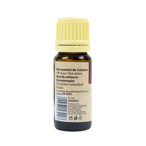 Ulei esential de Cuisoare (Eugena caryophyllata) 100 % pur fara adaos, 10 ml - Img 3