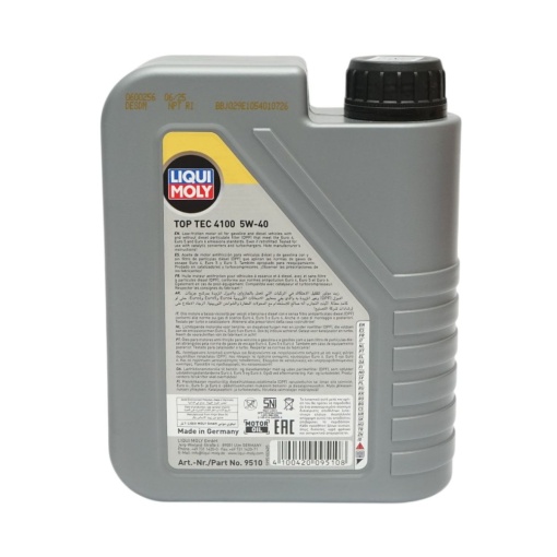 Ulei motor Liqui Moly 5W40 Top Tec 4100 1L - Img 3