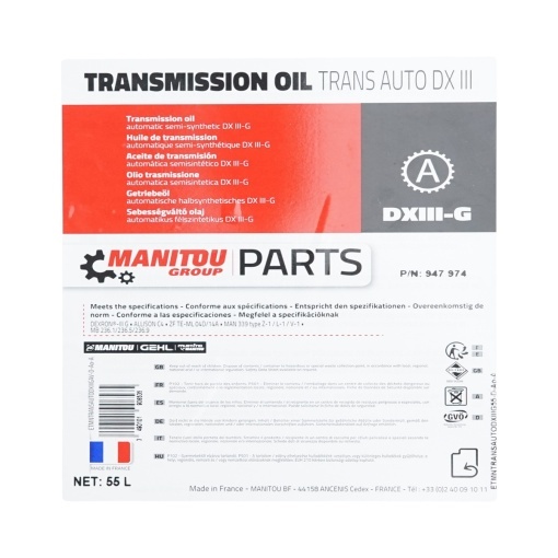 Ulei transmisie automata Manitou ATF Dexron III 55L - Img 3