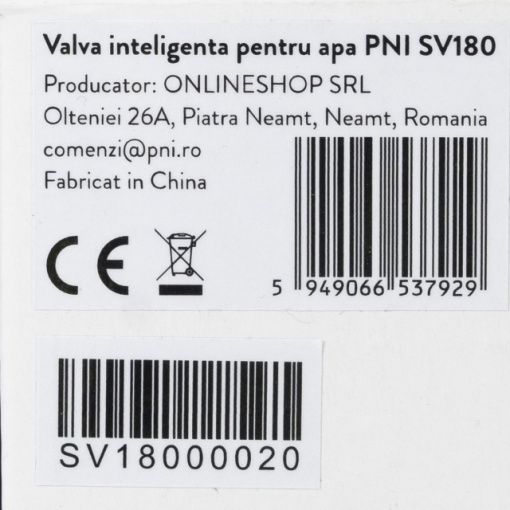 Valva inteligenta pentru apa PNI SV180, conectivitate Wi-Fi, IP65, DN25, aplicatie Tuya, compatibil cu Amazon Alexa si Google Home - Img 7
