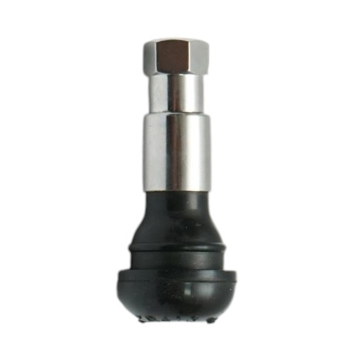 Valva roata auto tubeless 45mm premium EPDM TR413 cromata - Img 2