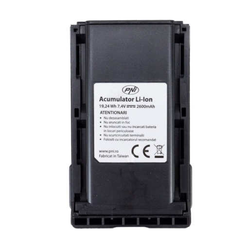 Acumulator PNI PB-HP72, Li-Ion, 2600mAh, pentru statia radio CB PNI Escort HP 72 - Img 2