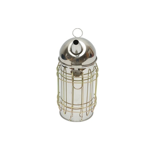 Afumator albine electric din inox cu cilindru scut termic, incarcare USB 190mm - Img 3
