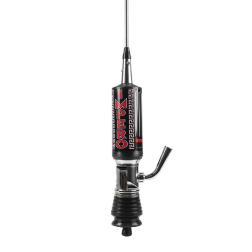 Antena CB LEMM TURBO IMPERO, Black, lungime 200 cm, castig 7dB, 26.5-28Mhz, 2500W, cablu RG58 4m, fabricata in Italia - Img 3