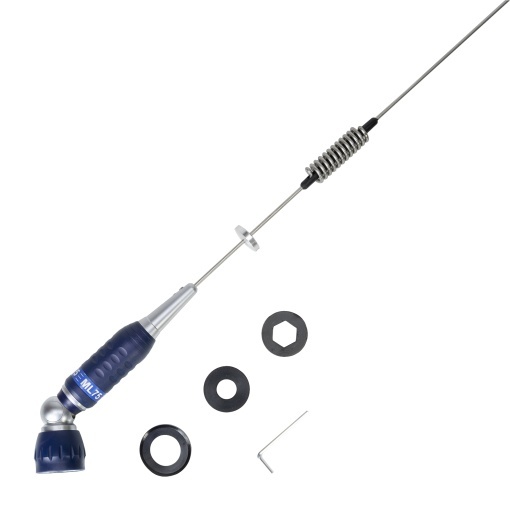 Antena CB PNI ML75, 75 cm, 300W, rabatabila si reflectometru PNI SWR-300 pentru masurare SWR, negru - Img 3