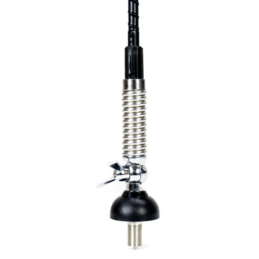 Antena CB PNI S60, 59 cm, cu fluture, cablu RG58 de 4m si reflectometru PNI SWR-300 pentru masurare SWR, negru - Img 7