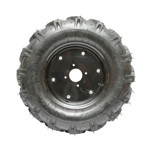 Anvelopa cu janta neagra 600/12 R1 8PR crampon - Img 2
