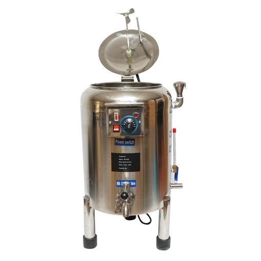 Aparat automat de pasteurizare din inox pentru lapte, sucuri, capacitate 20L 305x350x300mm - Img 4