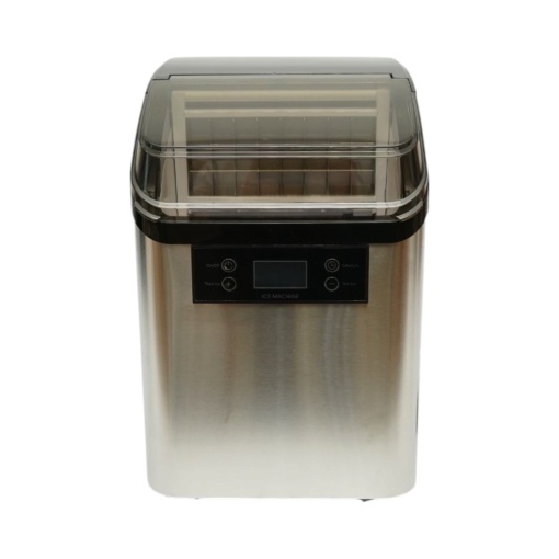 Aparat de facut cuburi de gheata inox 20 kg/24h, rezervor apa 2.5L, cos colectare 1.2kg, autocuratare, afisaj digital - Img 3