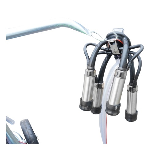 Aparat de muls vaci cu grup colector 160cc, sasiu galvanizat, bidon inox 30L, 1 post Breckner Germany - Img 9