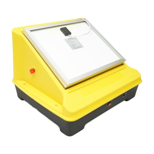 Aparat generator de impulsuri 10 Joule cu panou solar 25W si baterie 12V/25Ah pentru gard electric Breckner Germany - Img 2