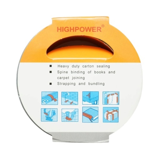 Banda adeziva textila Duct Tape argintie 50mm x 20m pentru reparatii HighPower - Img 9