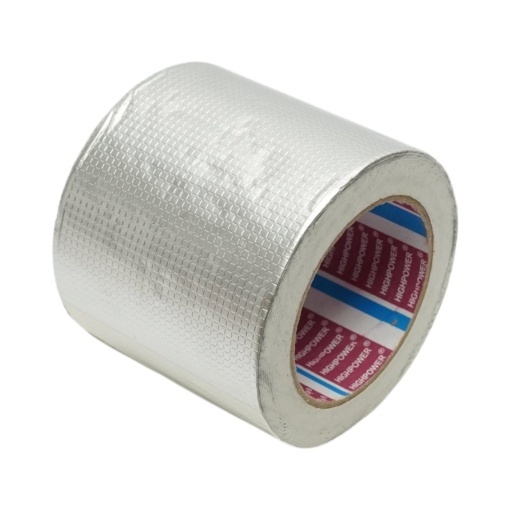 Banda butilica hidroizolanta autoadeziva 100mm x 5m cu folie de aluminiu HighPower - Img 2