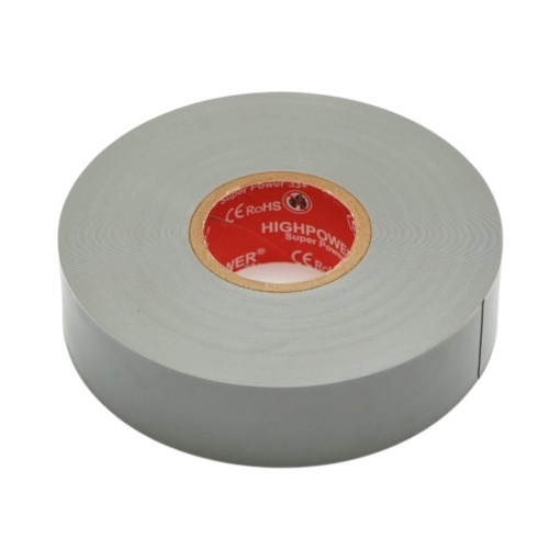Banda izolatoare gri vinil 19mm x 20m Premium Super Power 33+ HighPower - Img 3