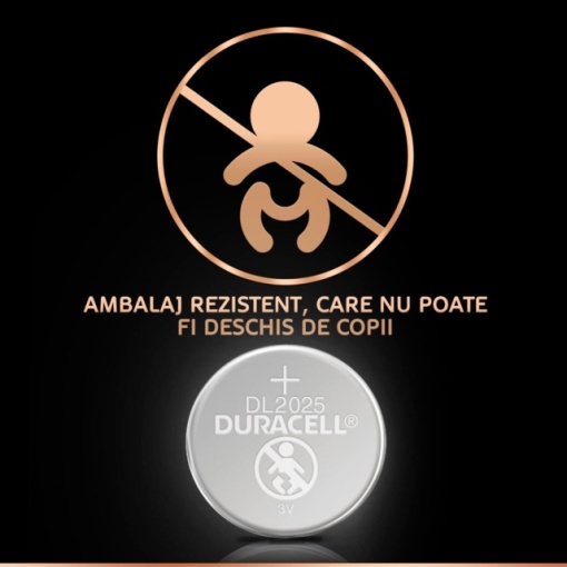 Baterii Duracell Specializate Lithiu, DL/CR2025, 2 buc cod 5003990 - Img 5